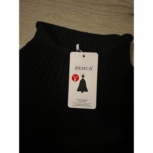 Turtleneck Batwing Sleeve Loose Oversized Chunky Pullover Sweater size Small - Picture 6 of 6